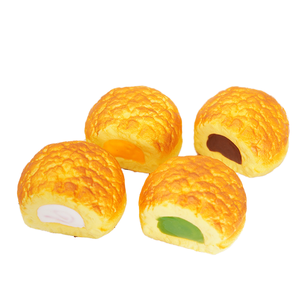 Jouet anti-stress en PU, simulation <span class=keywords><strong>de</strong></span> <span class=keywords><strong>pain</strong></span> à pétrir à rebond lent, jouet alimentaire <span class=keywords><strong>de</strong></span> simulation, <span class=keywords><strong>pain</strong></span> fluide en forme <span class=keywords><strong>de</strong></span> sandwich, jouet anti-stress - Product Image 1