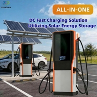 Stasiun Pengisian Daya Kendaraan Listrik YIXINDIAN DC 60kW 120kW 320kW 360kW 480kW Penyimpanan Energi Surya Panel Surya Terpasang di Lantai APP CSMS Daya Tinggi