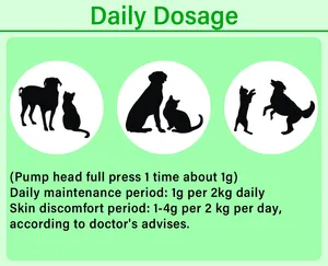 Individuelles Logo Haustier Emulsiertes cremiges Krillöl-Supplement Phospholipid Omega3-Hochwertiges tägliches Vitamin für Hunde Gesamtgesundheit