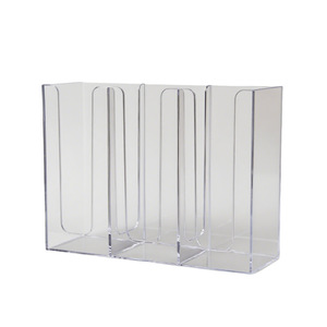 Tp1001 Acrylic Cup <b>Holder</b> 8.5X8.5X20Cm Minimalist Drinkware Storage Rack For Milk Tea Shops And Hotels - Product Image 5