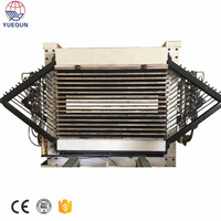 YUEQUN Shandong Mesin Pres Veneer Otomatis Presisi Tinggi 5.5kW 380V/50Hz/PLC yang Dapat Disesuaikan Motor Pompa Bearing Engine Gearbox
