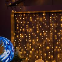 Guirlande lumineuse LED en forme d'étoile de Noël, éclairage de fond de scène étoilé, lumières de ciel, étanches, pour extérieur