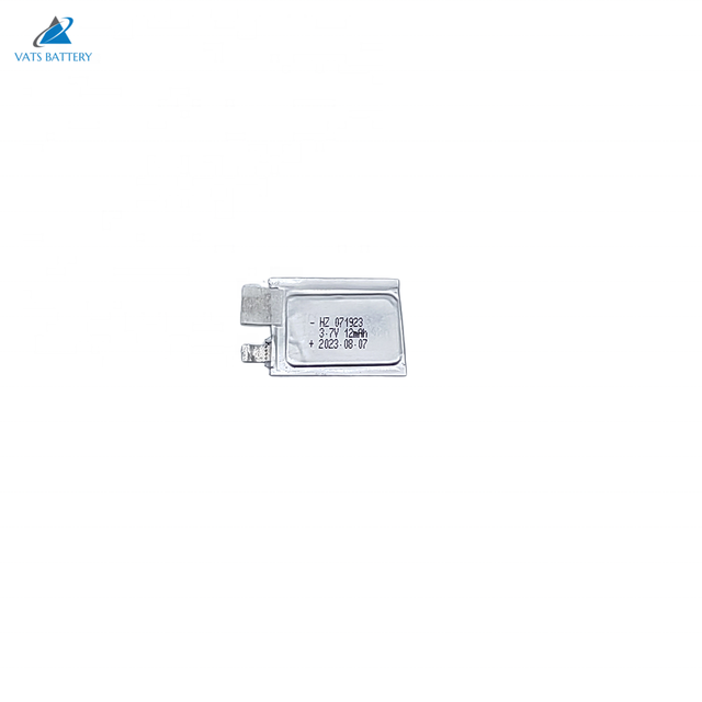 Factory 3.7v Lithium Ion Battery 071923 ultra Thin Battery 12mah 0.7mm Battery