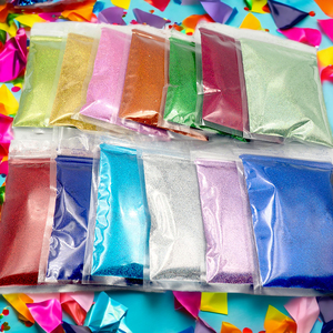 Xucai biodegradabile Fine Bio Glitter artigianato torta di plastica Toppers festival buon compleanno sirena abito da sposa telefono cellulare - Product Image 1