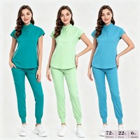 Uniforme Médico Jogger 42024LW, Filipina Blanca Lotes Microfibra Biomedicos Cofia Profesional Institucional