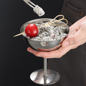 2025 nueva llegada respetuoso con el medio ambiente al por mayor de acero inoxidable Parfait tazas taza Copa cuencos de helado para flautas Drinkware Catering - Product Image 5