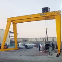 Grue portique à double poutre pour usage extérieur, capacité 10, 20, 30 tonnes