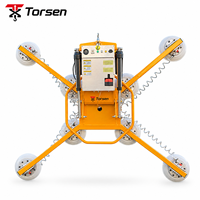 Pengangkat Vakum Tipe X Listrik Penuh 400-1200kg Pengangkat Kaca dengan Cangkir Hisap Vakum Peralatan Pengangkat dengan Remote Control