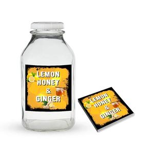 Custom Self-Adhesive <b>Waterproof</b> Roll Printed Stickers Hot Melt Food Safety <b>Labels</b> for Juice Bottle Packaging for Food Beverage - Product Image 2