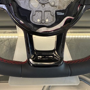 พวงมาลัยหุ้มหนังแบบพรีเมี่ยมสำหรับ Volkswagen VW <span class=keywords><strong>Golf</strong></span> POLO Passat MK5 MK6 MK7 B8 B5 B7 - Product Image 6