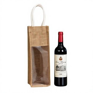 Bolso de Yute Ecológico con Correa para el Hombro, Plegable, Impermeable, con Transferencia Térmica, para Playa o Vino, para Mujer - Product Image 4