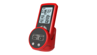 Termometer makanan Digital memasak daging nirkabel, pengukur suhu makanan dengan Timer, suhu Alarm, probe ganda