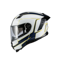 Casque de moto intégral résistant aux chocs en ABS certifié ECE 2206, imperméable, toutes saisons, pour la course professionnelle à grande vitesse