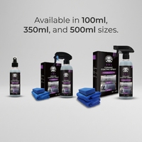 Kit de pulvérisation de revêtement céramique 3-en-1 de 350 ml en gros, anti-salissure, résistant aux UV, cire liquide brillante pour voiture, spray protecteur de peinture