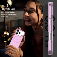 Funda Magnética Transparente Antigolpes de TPU+PC de Lujo Soonleader para Teléfono Móvil 17/16/15/14/Y/13/12/11 Plus Pro Max