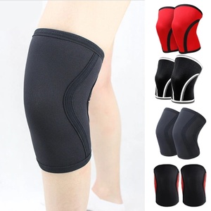 Genouillères de compression en néoprène 7 mm pour hommes et femmes, protection des <span class=keywords><strong>genoux</strong></span> pour la gym, le <span class=keywords><strong>CrossFit</strong></span> et l'haltérophilie - Product Image 1