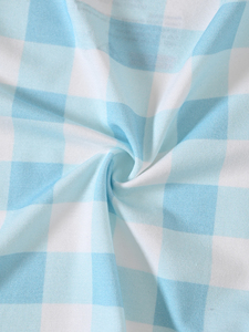 Ademend bamboe baby pyjama's met ruitjes, strepen en meerdere kleuren, op maat gemaakt, gratis sample, snelle verzending, groothandel bamboe pyjama's - Product Image 6