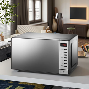 High Quality 20L 240V/50HZ Mechanical Control Stainless Steel Countertop Microwave Oven Home Use 700W Child <b>Lock</b> Kitchen Microwa - Product Image 5