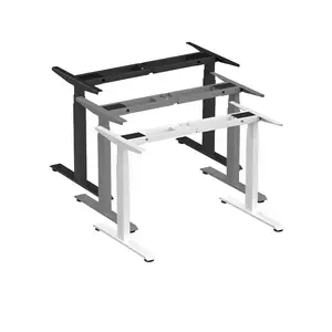 Electric Stand Up Desk Frame Dual Motor Standing Desk Base Height Adjustable Table Sit Stand Desk