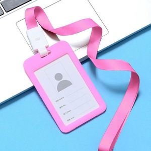 Porte-cartes d'identité en PP avec fenêtre transparente en acrylique pour étudiants et employés de bureau – Étui pour cartes nominatives - Product Image 2
