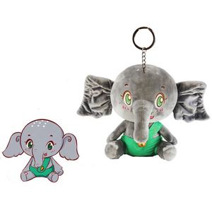 Bando bulu hewan kustom mainan mewah kartun berbulu halus pesta Halloween - Product Image 4