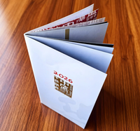 Impression professionnelle de catalogues de produits d'entreprise de luxe personnalisés, recto verso, papier cartonné écologique, impression couleur intégrale pour prospectus