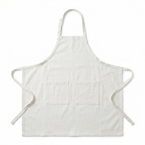 <span class=keywords><strong>Delantal</strong></span> de Algodón Ajustable con Bolsillos para Cocina, Repostería y Barbacoa, para Hombres y Mujeres - Product Image 3