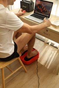 Equipo de masajeador de pies con calefacción eléctrica infrarroja Shiatsu, máquina eléctrica vibratoria, masajeador de pies de amasado profundo, equipo de gimnasio - Product Image 5