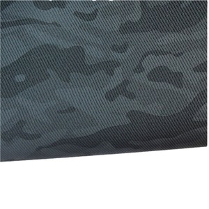 Tela de Tapicería de Microfibra Impermeable con Estampado de Cuero Sintético PU, Patrón de Camuflaje - Product Image 4