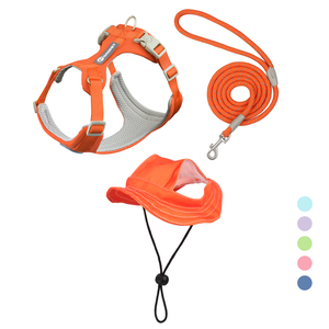 Tampas Do Cão Com Furos De Ouvido Ao Ar Livre Confortável Pet <span class=keywords><strong>Sun</strong></span> Bonnet Small Pets Puppy Solid Nylon Dogs Baseball <span class=keywords><strong>Visor</strong></span> <span class=keywords><strong>Hat</strong></span> Accessories Cap - Product Image 3