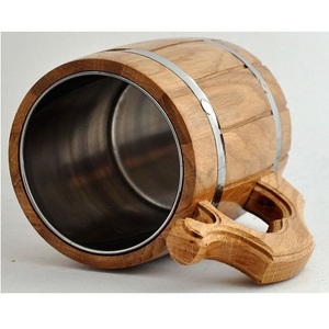 Most Selling Wooden Mug Handmade Solid Wood Cup Durable <b>Drinkware</b> for Coffee Tea Milk Juice Beer Available For Sale - Product Image 6