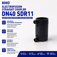 Raccords de tuyauterie HDPE sur mesure, directement de l'usine, SDR11, pression DN40, modèle durable, étanche, résistant aux UV/aux produits chimiques, pour systèmes de canalisations