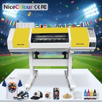 Imprimante DTF Nacai de qualité commerciale 2/3 têtes Epson grand format 60 cm I3200 automatique avec secoueur de poudre, nouvelle A1, garantie 1 an