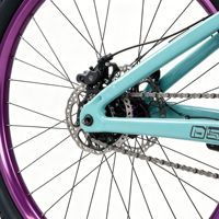 Vélo de montagne en aluminium de 26 pouces avec une seule vitesse et amortissement pour le dirt jump freestyle