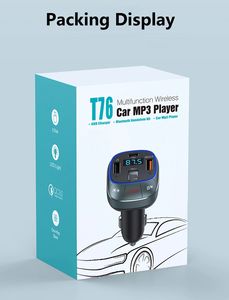 Kit de Manos Libres Bluetooth T76 con Cargador USB Multifunción, Kit Inalámbrico para Automóvil con Cargador Rápido PD30W, Compatible con Tarjeta TF - Product Image 6
