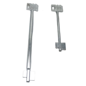<span class=keywords><strong>Clé</strong></span> vierge en métal de 185 mm à <span class=keywords><strong>prix</strong></span> avantageux pour coffre-fort, serrure à <span class=keywords><strong>double</strong></span> panneton - Product Image 1