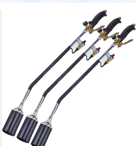 Outil de jardin extérieur avec allumeur à bouton-poussoir Brûleur au propane et butane <span class=keywords><strong>Désherbeur</strong></span> à flamme Brûleur de mauvaises herbes Lance-flammes - Product Image 1