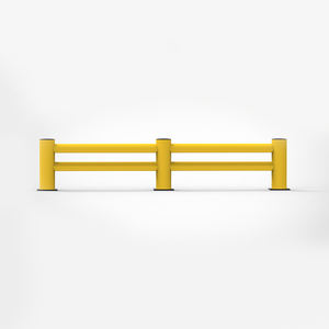 पीले और काले पॉलीमर लोचदार सुरक्षा लचीला क्रैश बैरियर - Product Image 2