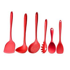 Customizable BPA Free Non-Stick Utensils Set Farmhouse Design Kitchen <b>Accessories</b>-Silicone - Product Image 1