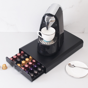 Caja de cajón para cápsulas de café <span class=keywords><strong>NESPRESSO</strong></span> Base de máquina de café Estante de almacenamiento de metal - Product Image 3