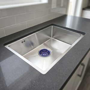 Factory Direct Stainless Steel Single Bowl <b>Kitchen</b> <b>Sink</b> Deep Handmade <b>Sink</b> with Drainboard Easy Installation for Home - Product Image 1