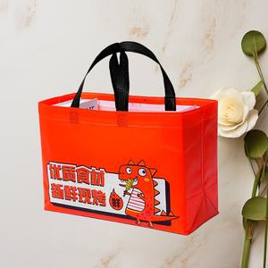 กระเป๋าเก็บความร้อนอเนกประสงค์สำหรับส่งอาหาร ขนาด 9.5x6x9.5 ซม.  ปรับแต่งโลโก้ได้  ขายส่งสำหรับงานจัดเลี้ยง ร้านขายของชำ ปิกนิก - Product Image 6