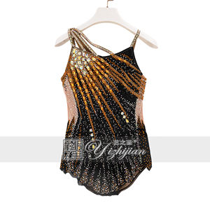 Uniforme de gymnastique artistique YIZHIJIAN, compétition de fitness, patinage artistique, examen d'art, cheerleading, jupe d'entraînement professionnelle - Product Image 5