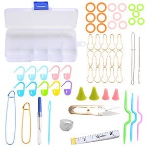 Kit de <span class=keywords><strong>couture</strong></span> de tissage fait à la main bricolage outil <span class=keywords><strong>magique</strong></span> en boîte transfrontalière Portable 3mm comprend des aiguilles en plastique de marques de coupe de fil - Product Image 4