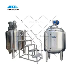 Multi Industry Heating Chemistry Cooking Double Jacketed Tank 100L-1000L