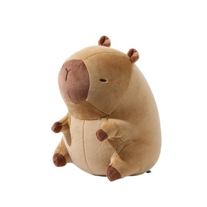 Kapibala <b>U</b>-<b>shaped</b> Lightweight Plush <b>Pillow</b> Toy for 2-4 Years Cute Capybara Design Soft Cushion Unisex Birthday Gift - Product Image 2