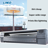 LINKO imprimante grand format 5m de largeur d'impression et huit têtes d'impression 512i VA-5008 d'imprimante à solvant pour panneau publicitaire Billboard...