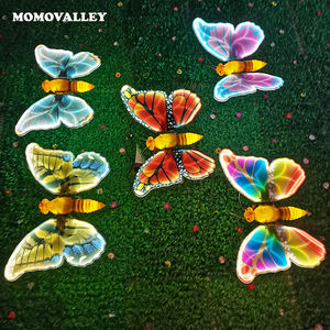 Proveedor de ventas, <span class=keywords><strong>luces</strong></span> de paisaje de mariposa LED que iluminan añadiendo elegancia al espacio <span class=keywords><strong>exterior</strong></span>, impresionante mariposa 3D para Decoración - Product Image 4