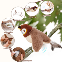 Usine personnalisé Rechargeable interactif chat jouets tactile activé gazouillis battant oiseau avec cataire chaton exercice jouets pour chat