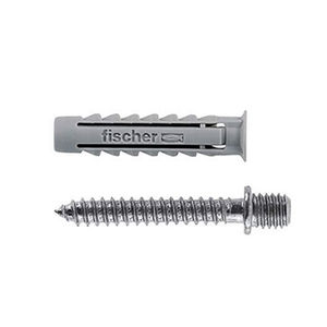 Ancre à double vis Fischer, diamètre 6 mm, pour fixation murale - Product Image 1